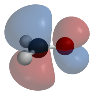 Archivo:Formaldehyde-LUMO-transparent-3D-balls