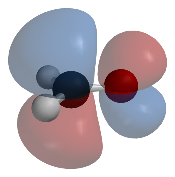 Formaldehyde-LUMO-transparent-3D-balls