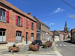 France, Pas-de-Calais, Libercourt (02), Rue Cyprien Quinet.jpg