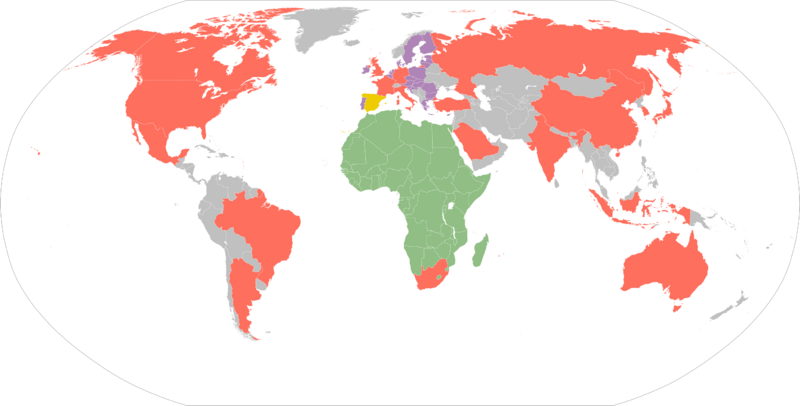 G20 2023 map