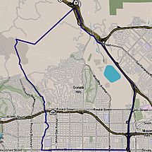 Granada Hills, California, map.jpg