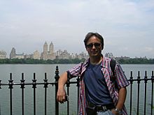 Iñaki Pinedo - Rodaje en New York (2009) - Los Otros Guernicas.JPG