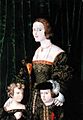 Joanna of castile with her children