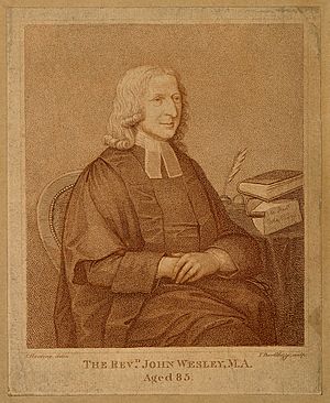 Archivo:John Wesley. Stipple engraving by F. Bartolozzi after J. Zof Wellcome V0006236