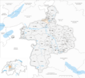 Karte Verwaltungskreis Bern-Mittelland Gemeindeveraenderungen 2023