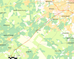 Map commune FR insee code 33122.png