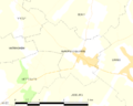 Map commune FR insee code 62095