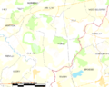 Map commune FR insee code 89448