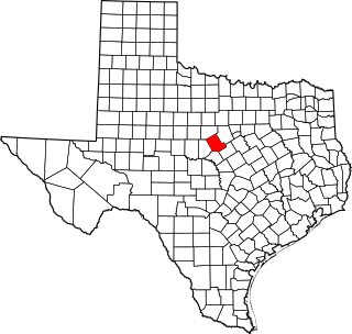 Map of Texas highlighting Comanche County.svg