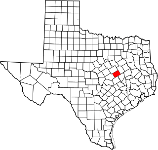 Map of Texas highlighting Falls County.svg