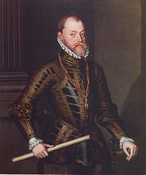 Archivo:Philip II by Alonso Sanchez Coello