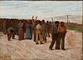 Plinio Nomellini sciopero Londinese 1889