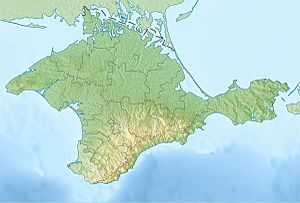 Archivo:Relief map of Crimea in Russia