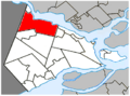 Rigaud Quebec location diagram