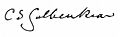 Signature Calouste Gulbenkian