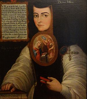 Archivo:Sor Juana Inés de la Cruz, 1732 - Fray Miguel de Herrera