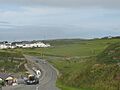 The Trearddur Bay-South Stack road at Porth Dafarch - geograph.org.uk - 1435020