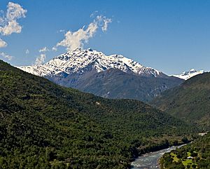The tinguiririca volcano seen from the tinguiririca river valley chile vi region.jpg