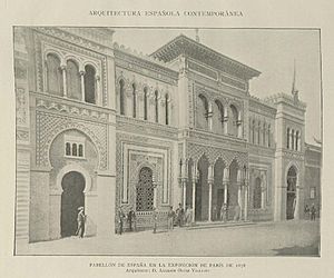 Archivo:1902-12, Arquitectura y Construcción, Pabellón de España en la Exposición de París de 1878, Agustín Ortiz de Villajos