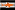 600px - Black, white and orange flag with a shark.svg