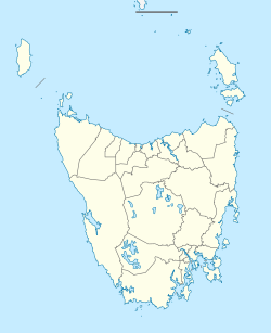 Launceston ubicada en Tasmania