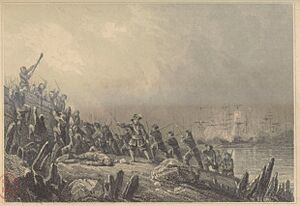 Bataille de Carthagène en Amérique du Sud en 1697.jpg