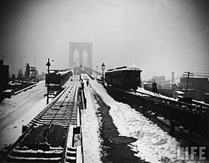 Archivo:Brooklyn Bridge snowy