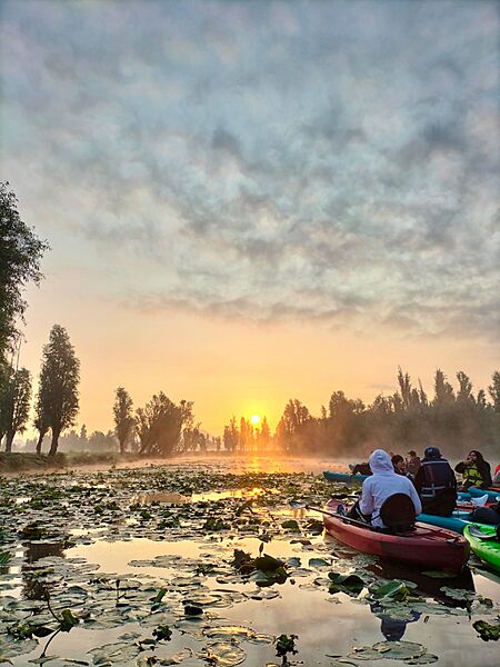 CAYAK AMANECER EN XOCHIMILCO