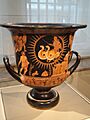 Calyx-Krater, about 400 BC, South Italian, Lucania, attributed to Near the Policoro Painter, ceramic - Cleveland Museum of Art - DSC08249