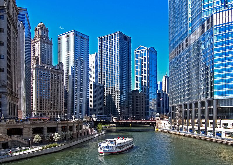 Chicago River ferry b
