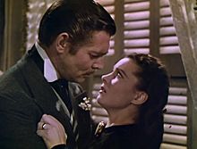 Archivo:Clark Gable and Vivien Leigh in Gone with the Wind