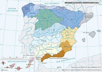 Demarcaciones hidrográficas de España 2012 mapa 13483 spa.jpg