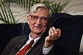 E. O. Wilson sitting, October 16, 2007