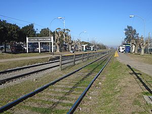 Archivo:Estación Carlos Spegazzini, del Ferrocarril Roca.