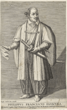 Archivo:Hasekura Tsunenaga Portrait by Raphael Sadeler II 1615