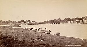 Archivo:Headworks ganges canal haridwar1860
