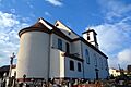 Helfrantzkirch Eglise St Barthélemy vu de l'ancien cimetière