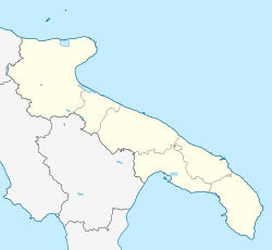 Andria ubicada en Apulia