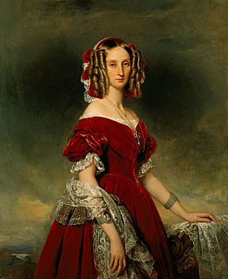 Louise of Orléans (Queen of the Belgians) by Winterhalter, 1841.jpg