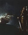 Macbeth and Banquo with the witches JHF