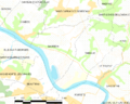 Map commune FR insee code 33033