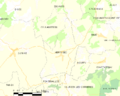 Map commune FR insee code 89252