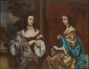 Archivo:Mary Capel (1630–1715), Later Duchess of Beaufort, and Her Sister Elizabeth (1633–1678), Countess of Carnarvon