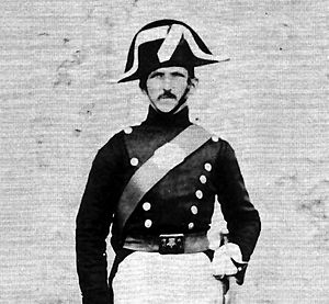 Archivo:Retrato de un guardia civil en Reinosa entre 1855 y 1857 - William Atkinson cuted