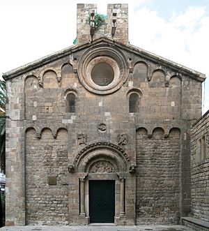 Archivo:Sant Pau del Camp Facade