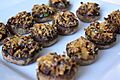 Sausage-stuffed mushrooms