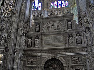 Sepulcro cardenal Mendoza catedral Toledo