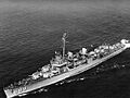 USS Wadleigh (DD-689) underway, circa in 1951 (NH 98907)