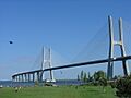 Vasco de Gama bridge side