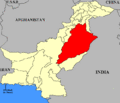 West Punjab map
